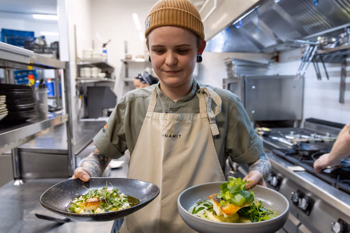 Restaurante Dynamit, un refugio nórdico en el corazón de Málaga